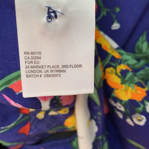 Maeve Floral Front Tie Button Down - Picture 8 of 9